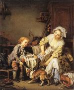 Jean Baptiste Greuze The Verwohnte child oil on canvas